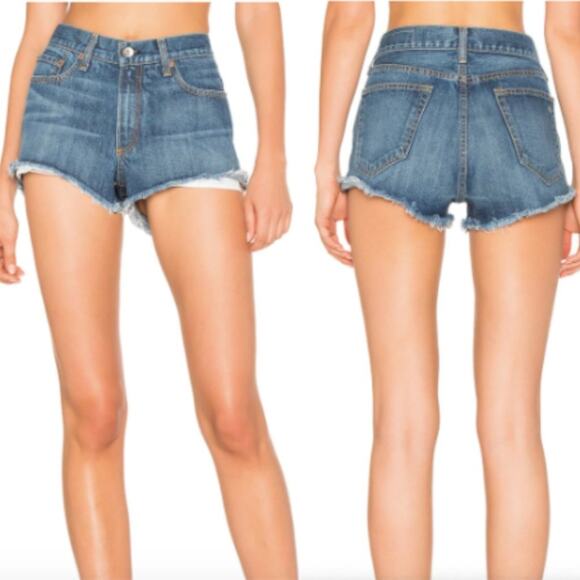 Rag & Bone Margaux Denim Short in Rifton Wash - Picture 1 of 6